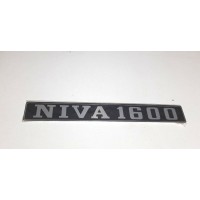 Emblema  Tampa porta malas  Lada Niva 1600  ( adesivo 1mm  )
